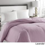 Microfiber Striped Hypoallergenic Down Comforter