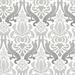 NuWallpaper Grey Nouveau Damask Peel & Stick Wallpaper - 216in x 20.5in x 0.025in