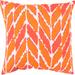 Seaweed Chevron Outdoor Safe Decorative Throw Pillow