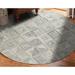 Hand-tufted Wool MULTY GREY Transitional Geometric Modern Tufted Rug - 6' x 6'