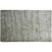 One of a Kind Hand-Woven Modern & Contemporary 5' x 8' Floral & Botanical Viscose Grey Rug - 4'11"x8'0"