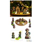 NOVICA Handmade Set of 13 Ceramic 'Totonicapan' Nativity Scene (Guatemala)