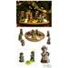 NOVICA Handmade Set of 13 Ceramic 'Totonicapan' Nativity Scene (Guatemala)