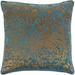 Silver Orchid Barriscale Velvet Metallic 20-inch Throw Pillow Cover