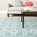 Martha Stewart by SAFAVIEH Square Dance Wool/ Banana Silk Rug