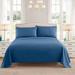 Deep Pocket Soft Microfiber 4-piece Solid Color Bed Sheet Set