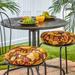 Dana Point Outdoor 15-inch Floral Bistro Chair Cushions (Set of 2) by Havenside Home - 15w x 15l