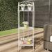 Plant Stand 3-Tier Vertical Shelf Indoor or Outdoor Folding Wrought Iron Home Garden Display by Pure Garden