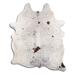 Cowhide Area Rugs NATURAL HAIR ON COWHIDE SALT AND PEPPER BROWN AND WHITE 3 - 5 M GRADE B size ( 32 - 45 sqft ) - Big