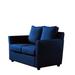 Golt Contemporary Upholstered Flared-arm Loveseat by Furniture of America