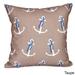 Anchor Whimsy Geometric Print 20 x 20-inch Outdoor Pillow