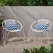 Georgia Modern Outdoor Club Chairs (Set of 2) by Christopher Knight Home