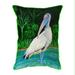 Wood Stork Small Indoor/Outdoor Pillow 11x14