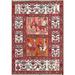 Silk Vegetable Dye Animal Pictorial Sumak Persian Area Rug Flat-weave - 3'1" x 4'1"