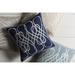Decorative Korovou 22-inch Feather Down/Polyester Filled Throw Pillow