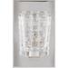 Artistic Weavers Samoa Traditional Textured Glass 1-Light Wall Sconce - 7.125"H x 4.5"W x 5.125"D