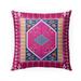 PAC BLUE AND PINK Indoor|Outdoor Pillow By Kavka Designs - 18X18