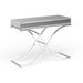 SEI Furniture Olivia Chrome Mirrored Sofa/ Console Table