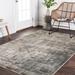 Alexander Home Mid-century Modern Distressed Area Rug