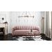 Arno Blush Velvet Sofa