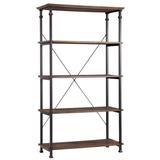 Myra Vintage Industrial Rustic 40-inch Bookcase by iNSPIRE Q Classic
