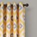 Lush Decor Diamond Ikat Room Darkening Window Curtain Panel Set - 52"W x 84"L - 52"W x 84"L