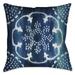 Laural Home Blue Moon Pattern I Indoor- Outdoor Decorative Pillow