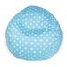 Majestic Home Goods Polka Doot Classic Bean Bag Chair Small/Large