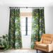 1-piece Blackout Simple Dark Jungle Drawing Made-to-Order Curtain Panel