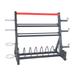 Sunny Health Fitness All-In-One Weights Storage Rack