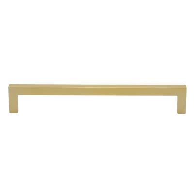 GlideRite 7-9/16 in. Center Gold Solid Square Bar Pulls (25-Pack) - Brass Gold