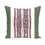 Tribal Stripes 20-inch Square Decorative Pillow