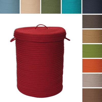 Savvy Textured Portable Lidded Storage Hamper