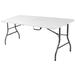 COSCO 6 ft. Fold-in-Half Banquet Table with Handle