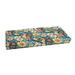 Humble + Haute Indoor/ Outdoor Blue Multi Floral Bench Cushion 37" to 48"