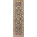 Oriental Ziegler Lesley Gray Ivory Hand-Knotted Wool Runner - 2 ft. 10 in. x 11 ft. 9 in.