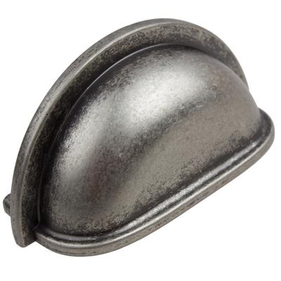 GlideRite 3-inch CC Weathered Nickel Classic Bin Pull - 3.5 x 1.5 x 1 - Weathered Nickel