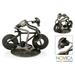 NOVICA Handmade Rustic Cyclist Recycled Metal Iron Sculpture (Mexico)