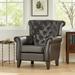 Greggory Bonded Leather Club Chair by Christopher Knight Home