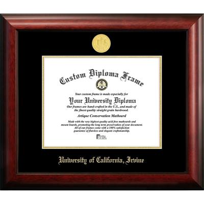 UC, Irvine 11w x 8.5h Gold Embossed Diploma Frame