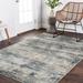 Alexander Home Mid-Century Modern Ocean Distressed Area Rug