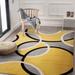 World Rug Gallery Modern Abstract Circles Area Rug