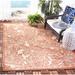 SAFAVIEH Courtyard Bettyjane Tropical Leaves Indoor/ Outdoor Area Rug