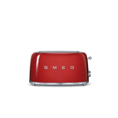 Smeg 50s Style 4-Slice Toaster, Red