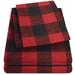 Sweet Home Collection 4 Piece Buffalo Check Bed Sheet Set