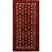 Geometric Balouch Persian Area Rug Hand-Knotted Home Decor Carpet - 3'5" x 6'4"