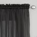 Miller Curtains Preston Sheer 108-Inch Rod Pocket Curtain Panel - 52 X 108 - 52 X 108