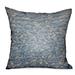 Plutus Indigo Rivulet Blue Solid Luxury Outdoor/Indoor Decorative Throw Pillow