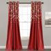 Lush Decor Weeping Flowers Room Darkening Curtain Panel Pair