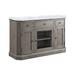 ACME Zumala Server in Weathered Oak and White Marble